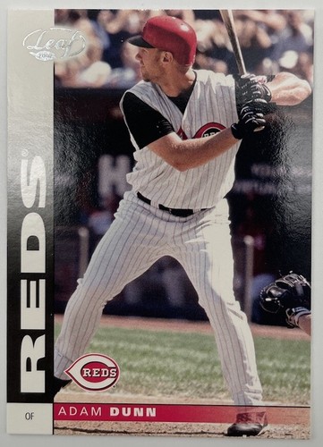 2002 Leaf Adam Dunn #17 card