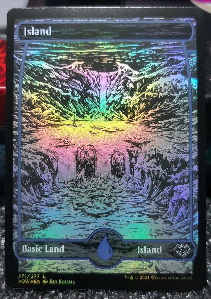 MTG Island 271 Foil Innistrad Crimson Vow Magic The Gathering Card