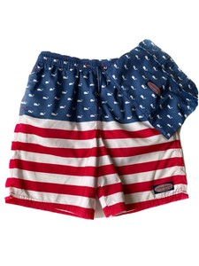 vineyard vines american flag swim trunks