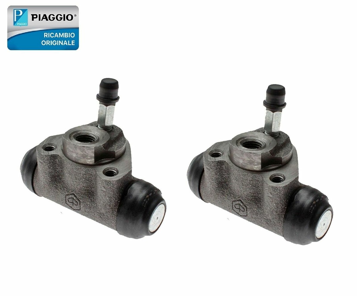 Kit 2 Cilindretti Freno Posteriori Per Piaggio Ape 50 - Ricambio Originale - Foto 5