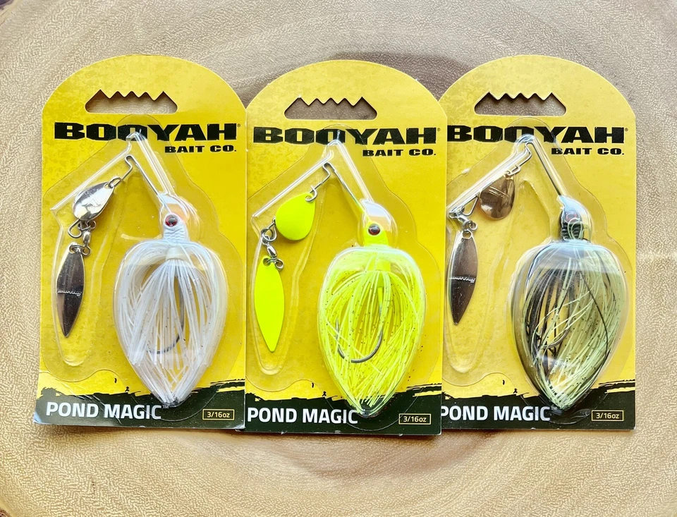 Booyah Pond Magic (Lote de 3) Spinnerbait, Bajo, ¡Nuevo! ¡Envío gratis! ¡NUEVO CON ETIQUETAS! Foto 3 de 4
