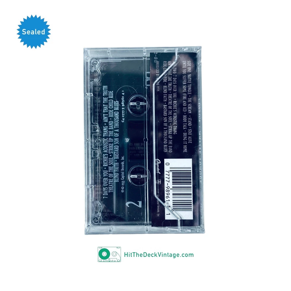 Poison - Native Tongue Cassette Tape (1993) w/ Hype Sticker US 1st Press SEALED - Image 2 of 4
