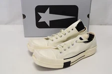 NEW Converse Rick Owens Turbodrk Chuck 70 0X Lily White Shoes Mens 9 Womens 11