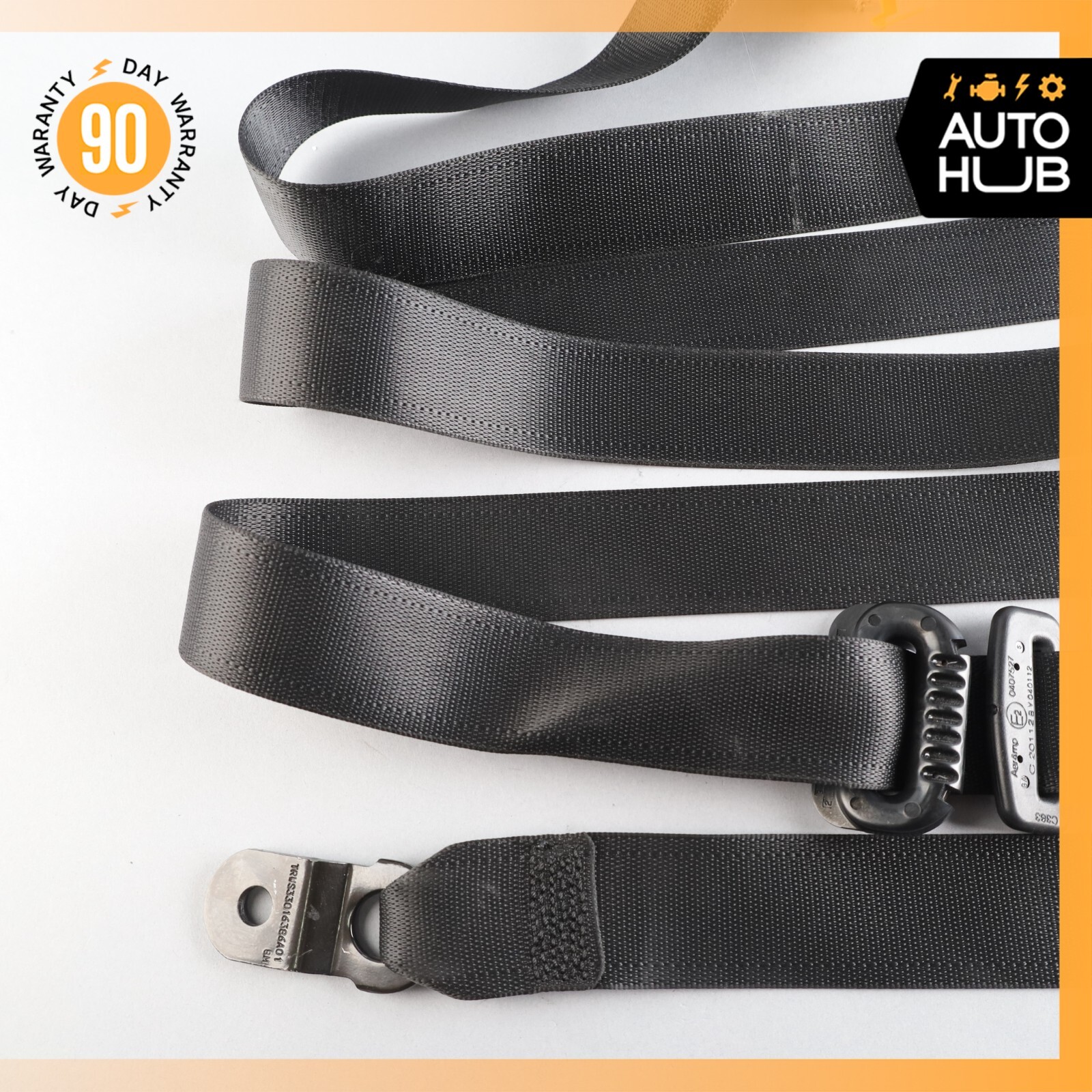 09-13 Maserati Quattroporte M139 Front Right Side Seat Belt Black OEM 68k