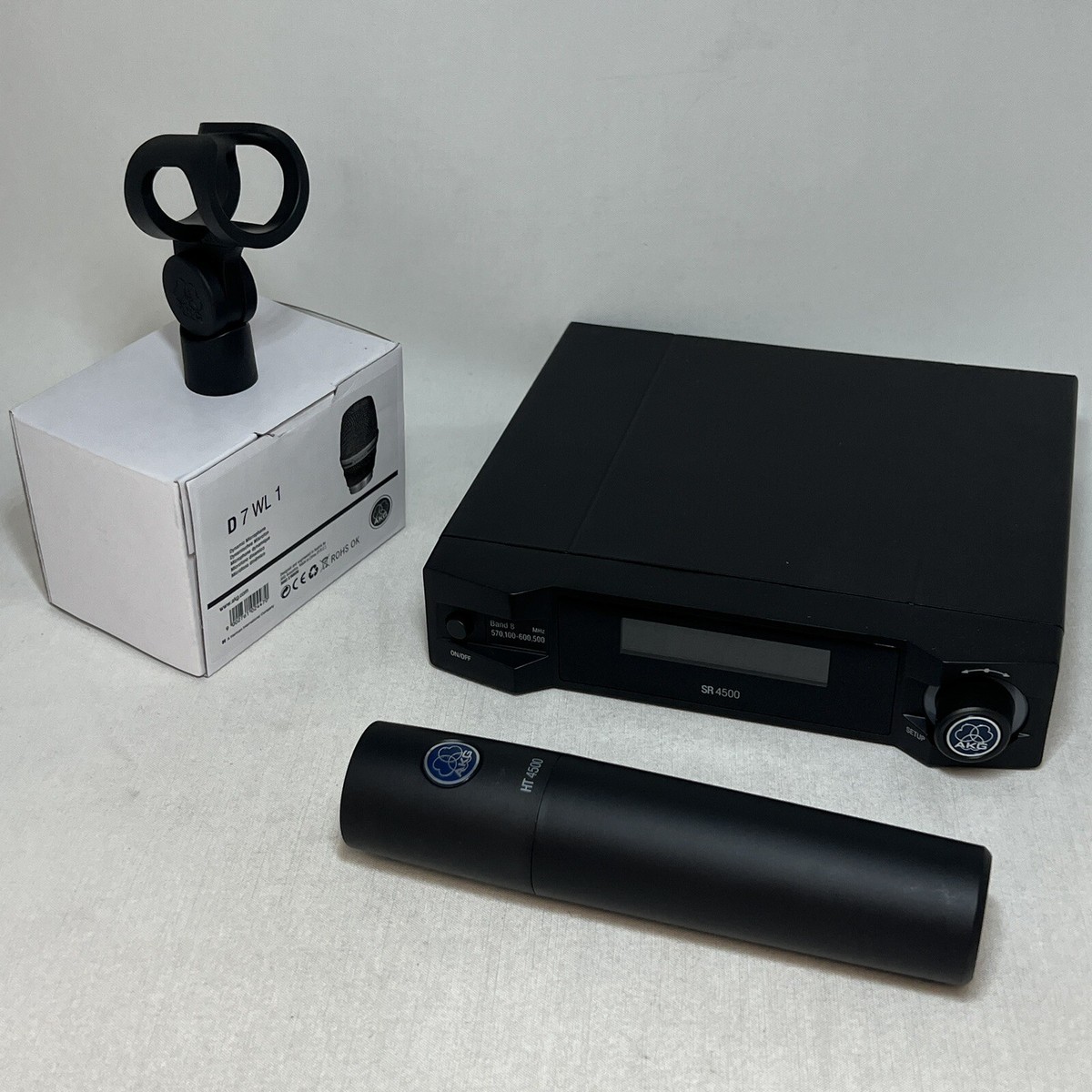 AKG WMS4500 WMS 4500 D7 Band Reference Wireless Handheld Pro