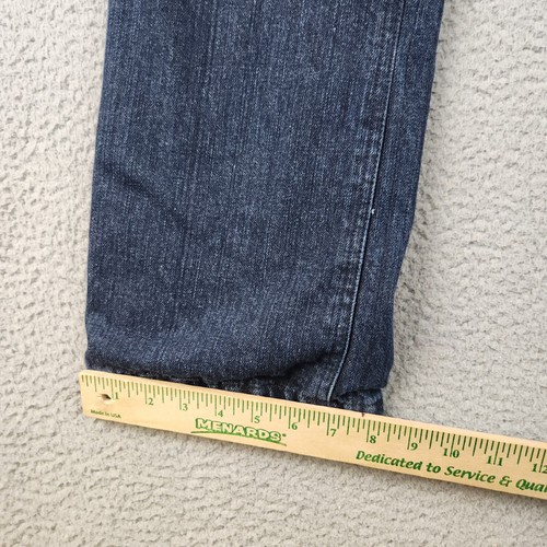 Gander Flannel Lined Jeans Girls Extra Large 18/20 Double Knee Adjustable Waist - Picture 8 of 12