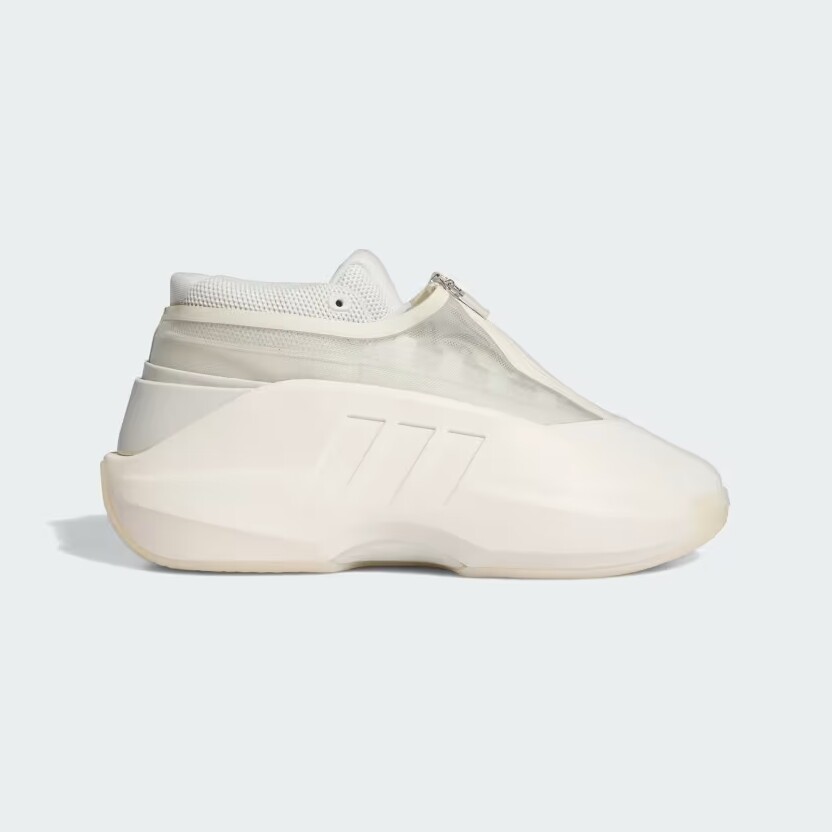 New Adidas Crazy IIINFINITY Shoes - Orbit Grey/ Chalk White