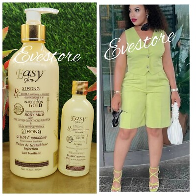 #ad Easy Glow Gold Body Lotion 400ml And Serum 100ml. 100% Satisfaction $80.00