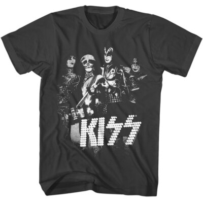 Kiss Band Live On Stage Photo Men's T Shirt Rock Band Music