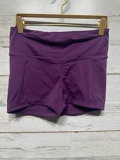 Girls Size 14 / LC Large Child Balera Purple Dance Shorts - Very Good Used Con