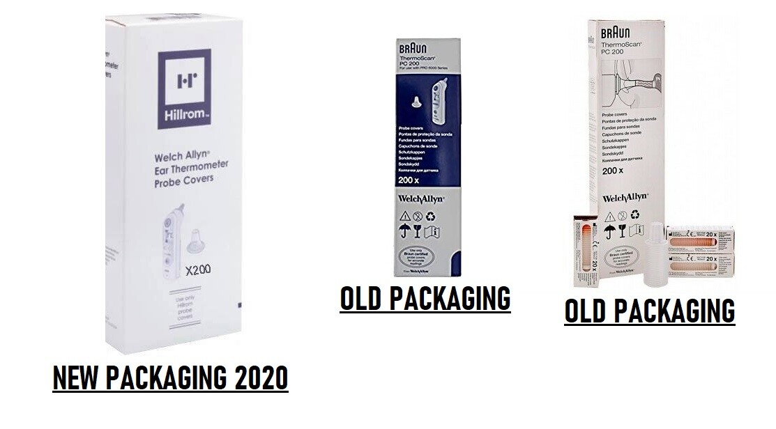 Braun/Welch Allyn Thermoscan Ear Thermometer Probe Cover PRO 6000