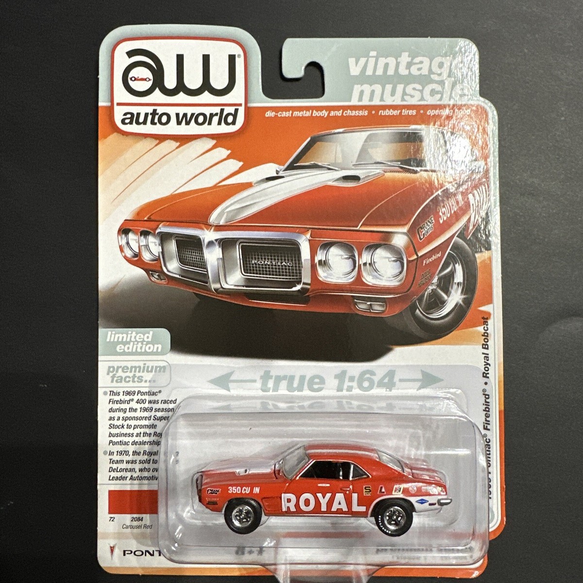オートワールド　レア！ウルトラレッド！　ポンティアック　ファイアーバード　T/A オートワールド レア！ウルトラレッド！ ポンティアック ファイアー