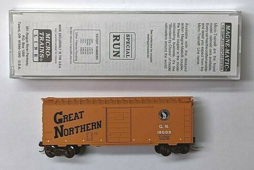 MTL S Micro-Trains Special Run 97.64 Great Northern GN 18009 40 pies vagón de carga | Zustand: New
