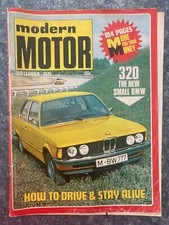 Modern Motor Magazine - Sept 1975 - Triumph 2500 S - BMW 320 - Daimler