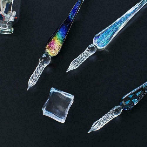 Crystal Glass Pen Dip Pens Signature Pens Filling Inks Ink Pens Fountain Hot - Picture 3 of 7