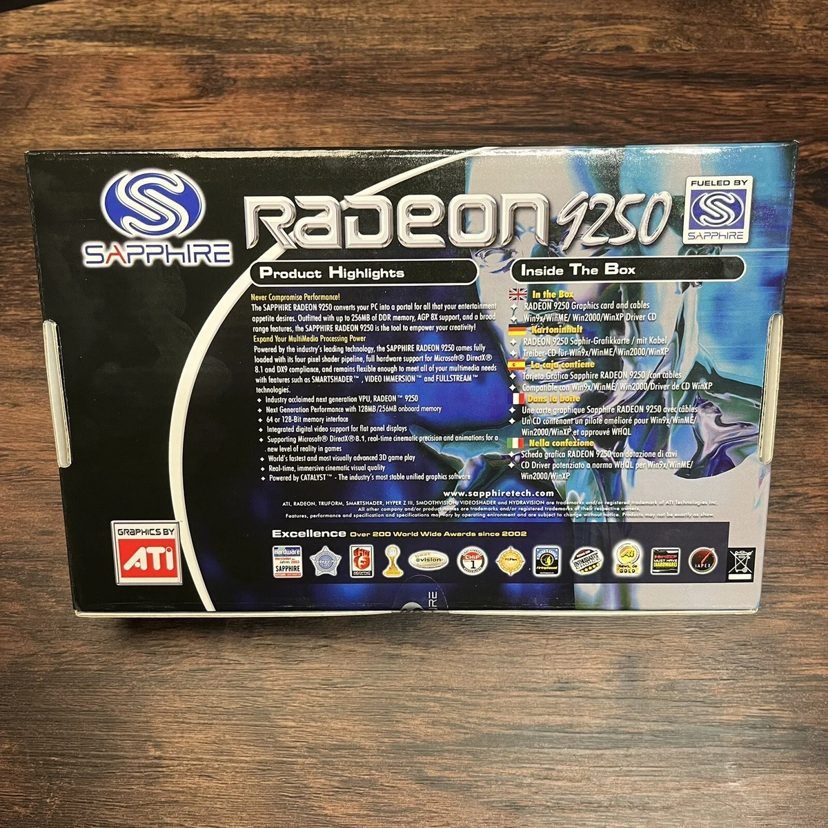 ATI Radeon 9250 128MB PCI Video Card For Windows 98 ME 2K XP BRAND NEW SEALED