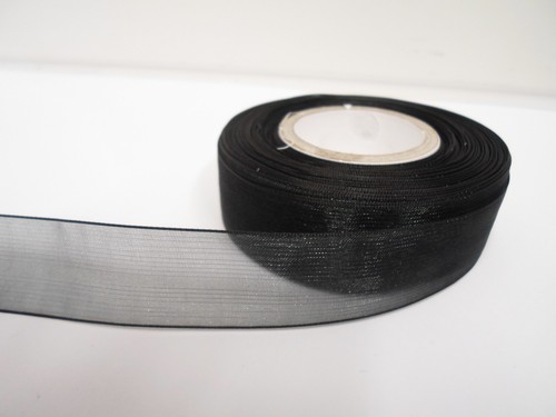 2 or 25 metres Sheer Organza Ribbon 3mm 9mm 15mm 25mm 40mm Roll Tape Trim UK - Picture 8 of 29