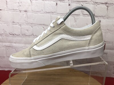vans slip on beige suede美品！ Vans Off The Wall Suede Lace-Up Sneakers (500714) Beige Womens