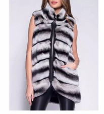 Giorgio & Mario Sleeveless Jalyn Blouson Rex Jacket Size 40 {n48}