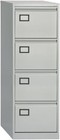 Office Hippo Bisley 4 Drawer Office Contract Steel Filing Cabinet Grey NEW