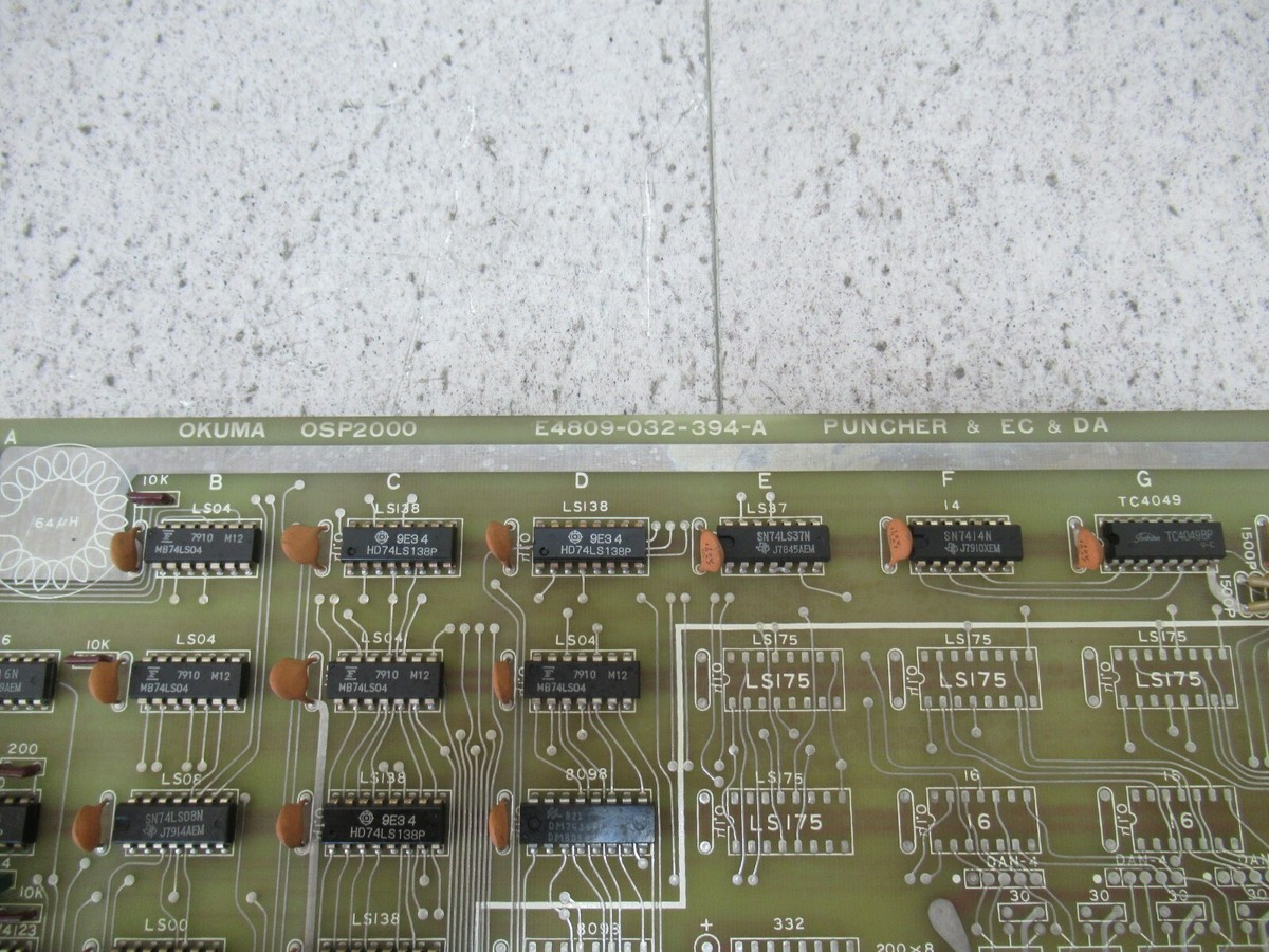Okuma E4809-032D-394-A Puncher & EC & DA OSO 2000 | eBay