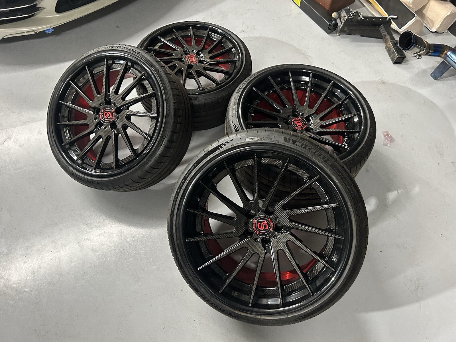 Strasse SV15T Wheels Carbon fiber 5x112 Mclaren Lamborghini Mercedes Audi