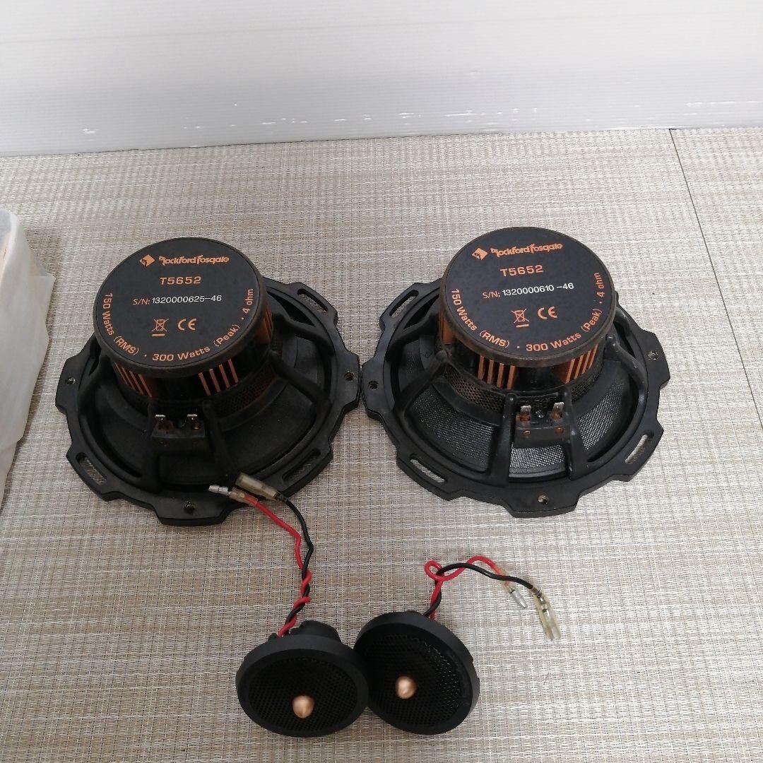 ROCKFORD FOSGATE T5652-S 16.5cm 2-way Component Speaker Used ROCKFORD FOSGATE T5652-S 16.5cm 2-way Component Speaker Used