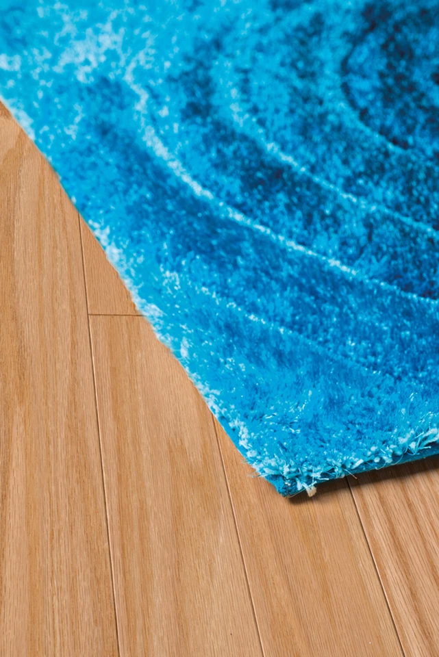 Современный небольшой ковер United Weavers с голубыми кольцами и петлями в полоску 2100 20960 - Изображение 2 из 3