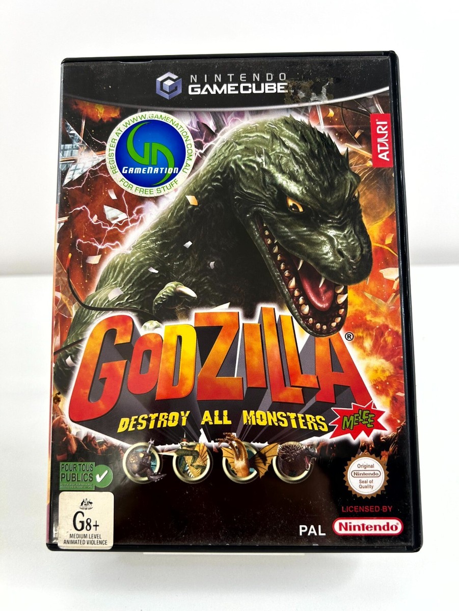 【ゲームキューブ】GODZILLA DESTROY ALL MONSTERS Godzilla: Destroy All Monsters Melee  (GameCube) Gameplay