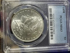 1898 Morgan Dollar PCGS MS-63