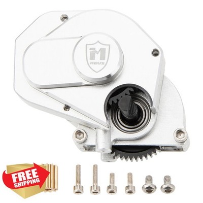 MEUS RACING SCX24 Transmission Aluminum Brushed Silver