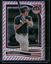 2024 Panini Stars & Stripes USA Baseball #41 Jace LaViolette Stripes