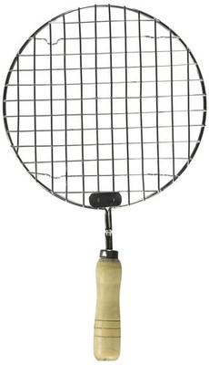 TABAKH Stainless Steel Round Wire Roaster Papad Jali Cooking Baking Grill