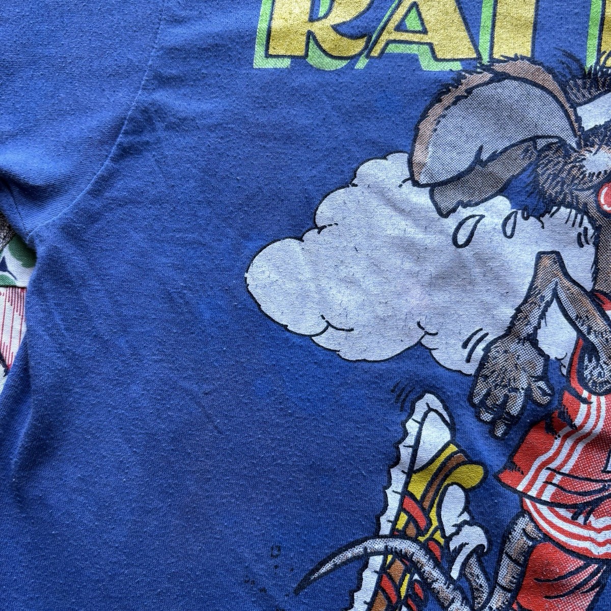 Vintage 1980s Rat Race Comedy T-Shirt Medium View 5