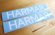 HARMAR Wheelchair scooter lift decals Stickers Gloss WHITE 13" (2) FASTUSA