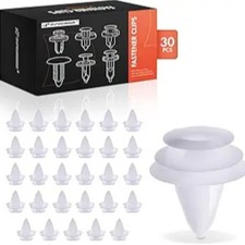 30 PCS Nylon Door Trim Panel Car Retainer Fastener Push Pin Clips Triple Head Co