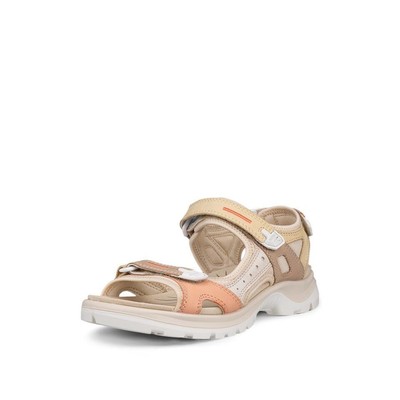 Ecco Sandalen Trekkingsandalen Offroad Yucatan W multicolour straw beige Leder