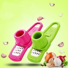 Garlic Press Crusher Ginger Grinder Manual Mincer Chopper Kitchen Tool Cutter