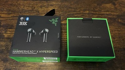 Razer Hammerhead V3 X HyperSpeed Wireless Multi-Platform ANC Gaming Earbuds