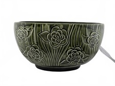 Vintage Sylvac Green Art Deco Flower Vase Bowl 4826 Pottery VGC