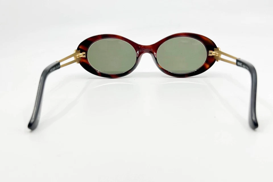 Gafas de sol de colección Gianni Versace doradas Medusa Mod 342/A Col 900 marrón 19083 Foto 4 de 4