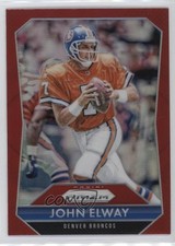 2015 Panini Prizm Red Prizm John Elway #7 HOF 3n1