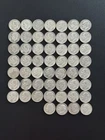 53 Roosevelt Dimes 1959 - 1961 Silver Dime Coin Lot Roll 10C 90%