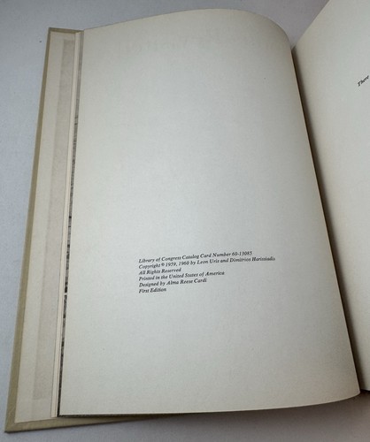 Exodus Revisited-Leon Uris-Harissiadis-SIGNED-TRUE First Edition w/ Org DJ-RARE! - Picture 5 of 24