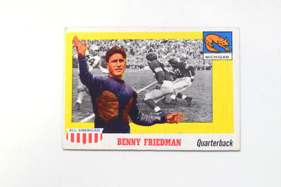 1955 TOPPS ALL AMERICAN #64 BENNY FRIEDMAN. EX