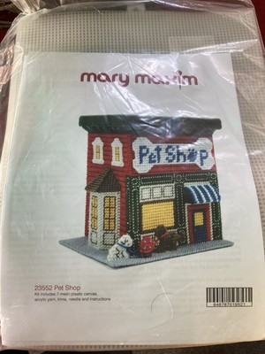 Mary Maxim Pet Shop Plastic Canvas Kit New Unopened