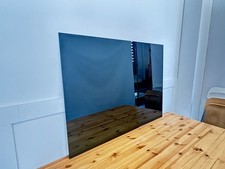 Glass splashback -Mirror effect - toughened & made in the UK by Deco Glaze