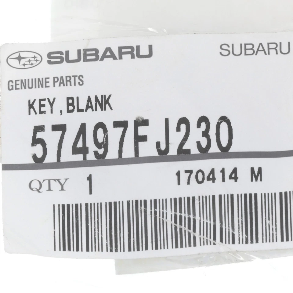 原始设备制造商全新 2015 - 2020 Crosstrek Forester Impreza WRX 钥匙空白遥控器 Fob 57497FJ230 — 第 3/3 张图片