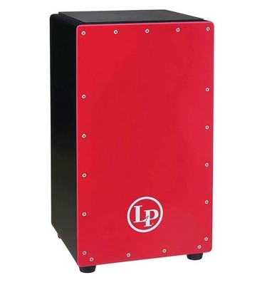 LP Prism Snare Cajon, With Pad Red Acoustic Drum For Live Performances Busking