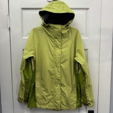 Omni-Tech Rain Jacket Columbia Titanium Women  s L Hooded Green